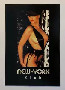 New-York Club in Tel-Aviv Nightlife Advertising Promo Card 1990s or early 2000s - Picture 1 of 2
