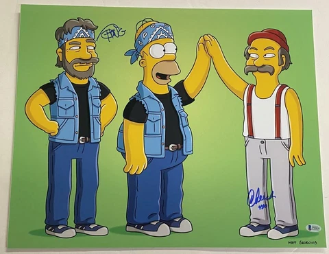 TOMMY CHONG CHEECH MARIN SIGNED 16X20 PHOTO AUTHENTIC AUTOGRAPH PROOF BECKETT C Cover