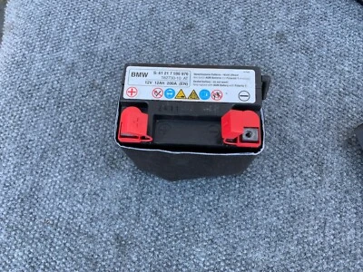 BMW 650I 640I M6 CONVERTIBLE (12-16) SUPPORTING BATTERY 12V 7586976 - Image 1 of 3