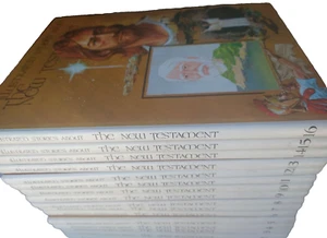The NEW TESTAMENT. Bible Set Volume 1-16 LDS Hardcover Illustrated Stories about - Bild 1 von 16