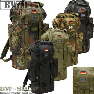 BWuM BUNDESWEHR KAMPFRUCKSACK 65L + PATCH & FLAGGE BW RUCKSACK ARMEE OUTDOOR - Bild 1 von 4