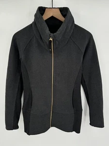 Chaqueta Lululemon Mujer Talla 4 Radiante Cremallera Completa Bolsillos Jaspeado Gris Oscuro - Imagen 1 de 6