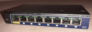 NETNETGEAR Prosafe 8-Port Gigabit Switch GS108T V2 inkl. Netzteil - Bild 1 von 4