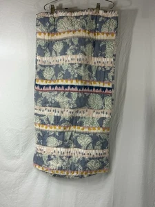 Anthropologie Floral Quilted Standard King Size Sham 20x36 Inch - Picture 1 of 13