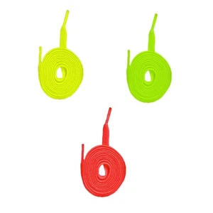 Cordones planos premium para zapatos (neón) - 3 colores - longitudes 120 cm a 170 cm - Imagen 1 de 4