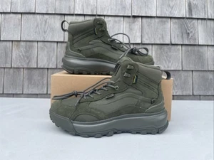 Vans MTE Crestline Waterproof Green Hiking Boots Shoes Men's Size 8.5 NEW - Picture 1 of 12