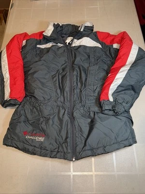 Columbia Challenge Series Winter Snow Ski Jacket Coat Hooded XL 14/16 Kids Teens - Image 1 of 4
