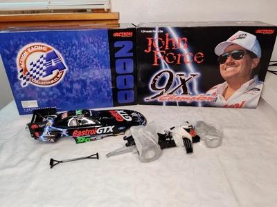 John Force Castrol GTX 9X Champion 2000 Mustang Funny Car 1:24 NHRA Diecast - Image 1 of 4