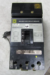 💥SQUARE D 200A I-LINE CIRCUIT BREAKER 3P 600V 250V KA36200-1021 W/ SHUNT TRIP - Picture 1 of 11
