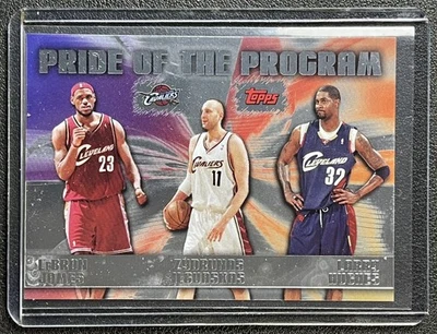 LEBRON JAMES ZYDRUNAS ILGUSKAS HUGHES 2006-07 TOPPS #PP2 PRIDE OF THE PROGRAM - Image 1 of 2