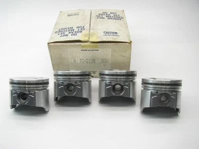 (4) Perfect TC-2115-030 RH Bank Piston .030" For 1978-85 Oldsmobile 350N Diesel - Image 1 of 4