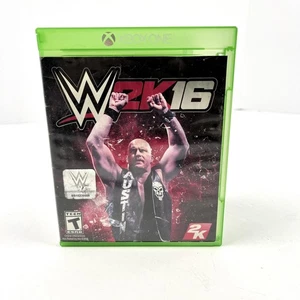 WWE 2K16 Xbox One Video Game Wrestling 2K Sports Complete Tested Stone Cold Read - Picture 1 of 4