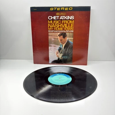 Chet Atkins - Music From Nashville My Home Town 12" LP 1966 RCA Camden Stereo - Image 1 of 2
