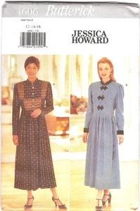 PATRÓN Vestido Butterick Para Mujer Costura Misses TALLA 12-16 VINTAGE AÑOS 90 NUEVO - Imagen 1 de 2