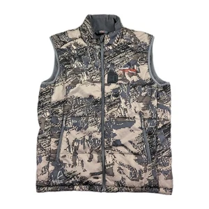 Sitka Camo Vest Mens Medium Ardica Insulated Zip Up - Picture 1 of 12