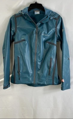Columbia Women's Blue Titanium Hooded Waterproof Zip Jacket Blazer XS - Image 1 of 4