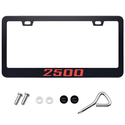Металлическая рамка для номерного знака с красной буквой чехол для аксессуара кабины Dodge Ram 2500 - Изображение 1 из 4