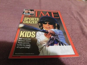 Time Magazine 1999 Sports Crazed Kids "Austin Ross, 7, Denver Colorado" Cover - Picture 1 of 3