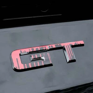 GT "Dripping Blood" Rear Emblem Overlay Decal Fits 2015-2023 Mustang GT - Picture 1 of 7