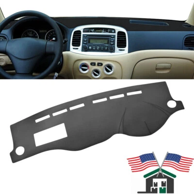 Alfombrilla de cuero para tablero de instrumentos Hyundai Accent 2006-2011 Foto 1 de 4