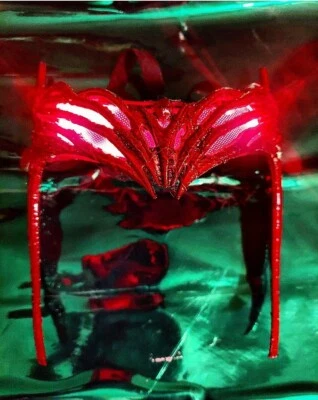 CABECERO CORONA BRUJA ESCARLATA IMPRESO EN 3D CON LUZ LED DOCTOR EXTRAÑA MAMÁ COSPLAY  Foto 1 de 4