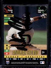 1995 Donruss Top of the Order Andujar Cedeno IP Auto Autograph