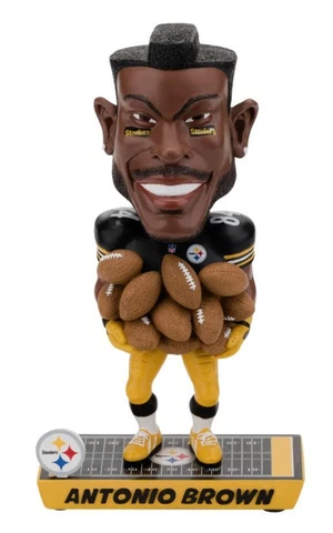 Antonio Brown Pittsburgh Steelers Caricature Special Edtion Bobblehead NFL Cover