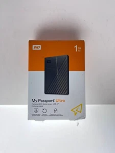 Western Digital My Passport ULTRA 1TB Portable External HDD - Silver - Afbeelding 1 van 4
