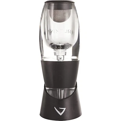 Vinturi Red Wine Aerator Decanter With No-Drip Stand Gift set, 750ml - Black - Image 1 of 4