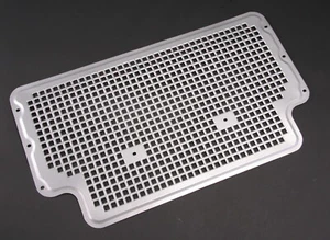 Heritage Front Grille for Land Rover Defender Series -SILVER for non-A/C vehicle - Picture 1 of 11