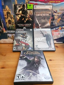 PC Games Lot of 5 Medal of Honor, Bullet Storm, Splinter Cell, 007, POTC - Bild 1 von 9