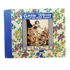 1938 Snow White and the Seven Dwarfs First Edition Book Grosset & Dunlap Dwarves - Picture 1 of 19