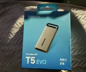SAMSUNG T5 EVO Portable SSD 2TB*BRAND NEW*FACTORY SEALED* - Picture 1 of 2