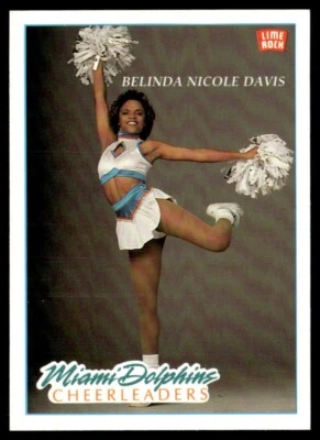 1992-93 1992 Lime Rock Pro Football Cheerleader NFL Trading Cards BELINDA NICOLE - Image 1 of 2