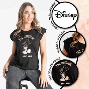 Disney T Shirts for Women Ladies Summer Tops Minnie Gifts - Picture 1 of 3