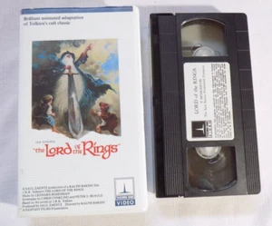 The Lord of The Rings Cartoon Video VHS 1980s Thorn EMI JRR Tolkien 1978 NICE - Picture 1 of 4