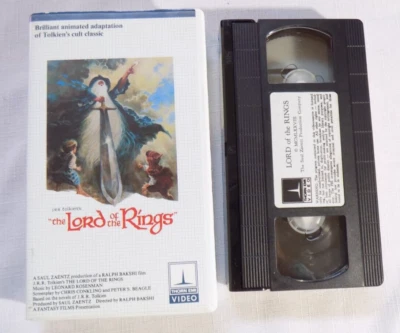 The Lord of The Rings  Cartoon Video VHS 1980s Thorn EMI  JRR Tolkien 1978 NICE - Image 1 of 4