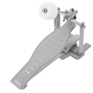 Supporto pedale batteria basso regolabile feltro battitore testa singola catena pedale - Foto 1 di 12