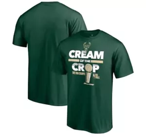 T-shirt Milwaukee Bucks 2020-2021 Champions Cream Of The Crop taglia XL - Foto 1 di 3