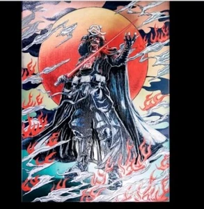 Star Wars Visions Of Lord Vader Limited Edition DISPLATE 500/1500 Metal Poster - Picture 1 of 4