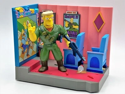 Playmates The Simpsons WOS Aztec Theater Playset with McBain Figure - Image 1 of 4