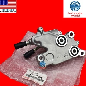 GENUINE TOYOTA SEQUOIA TUNDRA LX 5.7L TRANS OIL COOLER W/THERMOSTAT 32970-34030 - Bild 1 von 3
