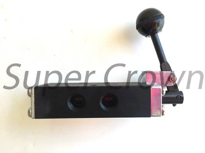 Pneumatic Hand Lever Valve 5 Port 2 Position Toggle Manual Contol SH-410-02 NPT - Image 1 of 3
