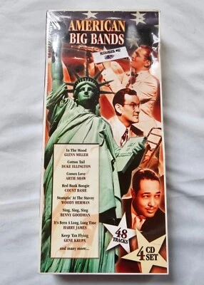 New American Big Bands 4 CD Box Set 48 Tracks Glenn Miller Count Basie And More - Image 1 of 4