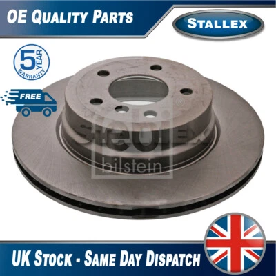 Fits BMW 1 Series 2007-2013 2.0 D 3.0 Brake Discs Rear Stallex #2 34216855003 - Image 1 of 2