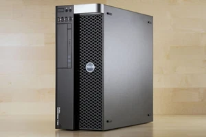 Dell Precision T3610 Xeon E5-1607@3.0GHz 32GB RAM 2TB HDD Desktop Tower Win-10 - Picture 1 of 3