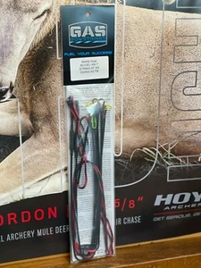 Gas Bowstrings Hoyt RX-7 Red and Black Strings w/Black Nocks RX7  - Picture 1 of 1