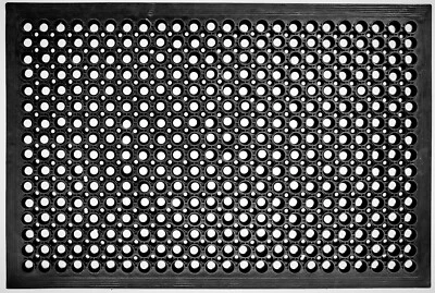 Fußmatte MONA schwarz verschiedene Größen Schmutzfangmatte Fußabstreifer - Bild 1 von 3