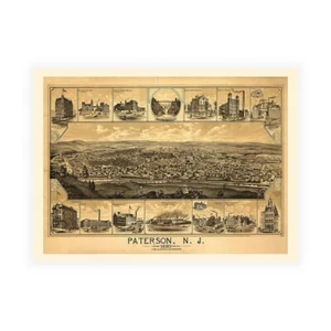 Stampa su Tela su Carta Poster o Quadro Sproul Dan Paterson, NJ-1880 - Imagen 1 de 2