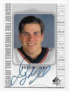 98/99 SP AUTHENTIC SIGN OF THE TIMES AUTOGRAPH Hockey (#AD-WG) U-Pick From List - Picture 1 of 6
